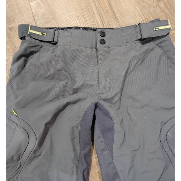 Fox Racing Dakota Women’s Moto Pants 7/8 Gray Lime Green Off-Road MX w/ Pads - Picture 4 of 12